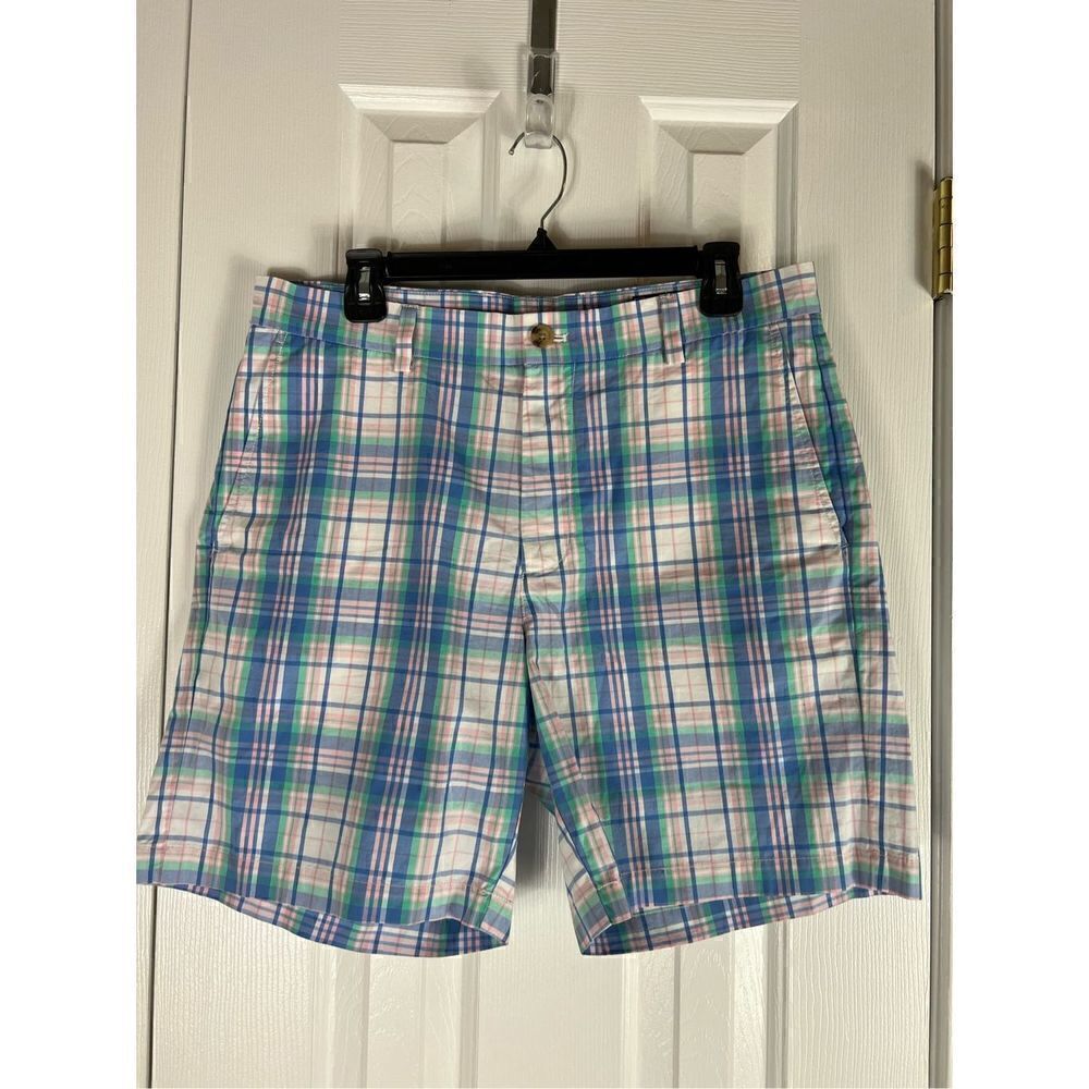 Vineyard Vines Boys Plaid Shorts Size 33